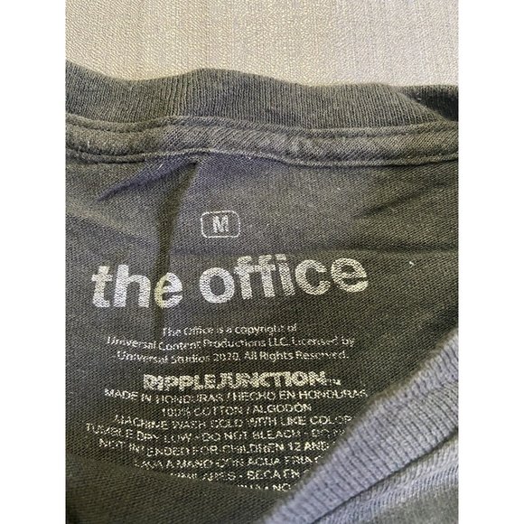 Ripple Junction The Office 2005 Black Graphic Crew Neck Tee Sit Com Medium - Picture 3 of 6